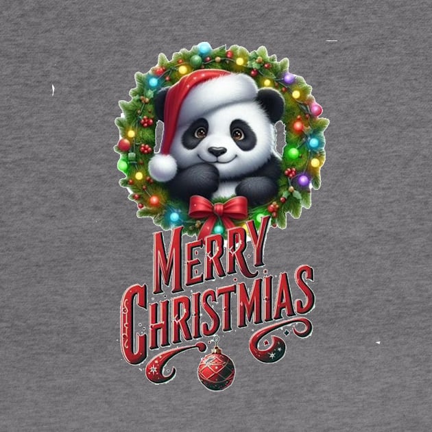 panda merry christmas by World Famous Pandas